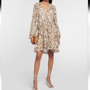 Zimmermann Chintz frill dress in size 0